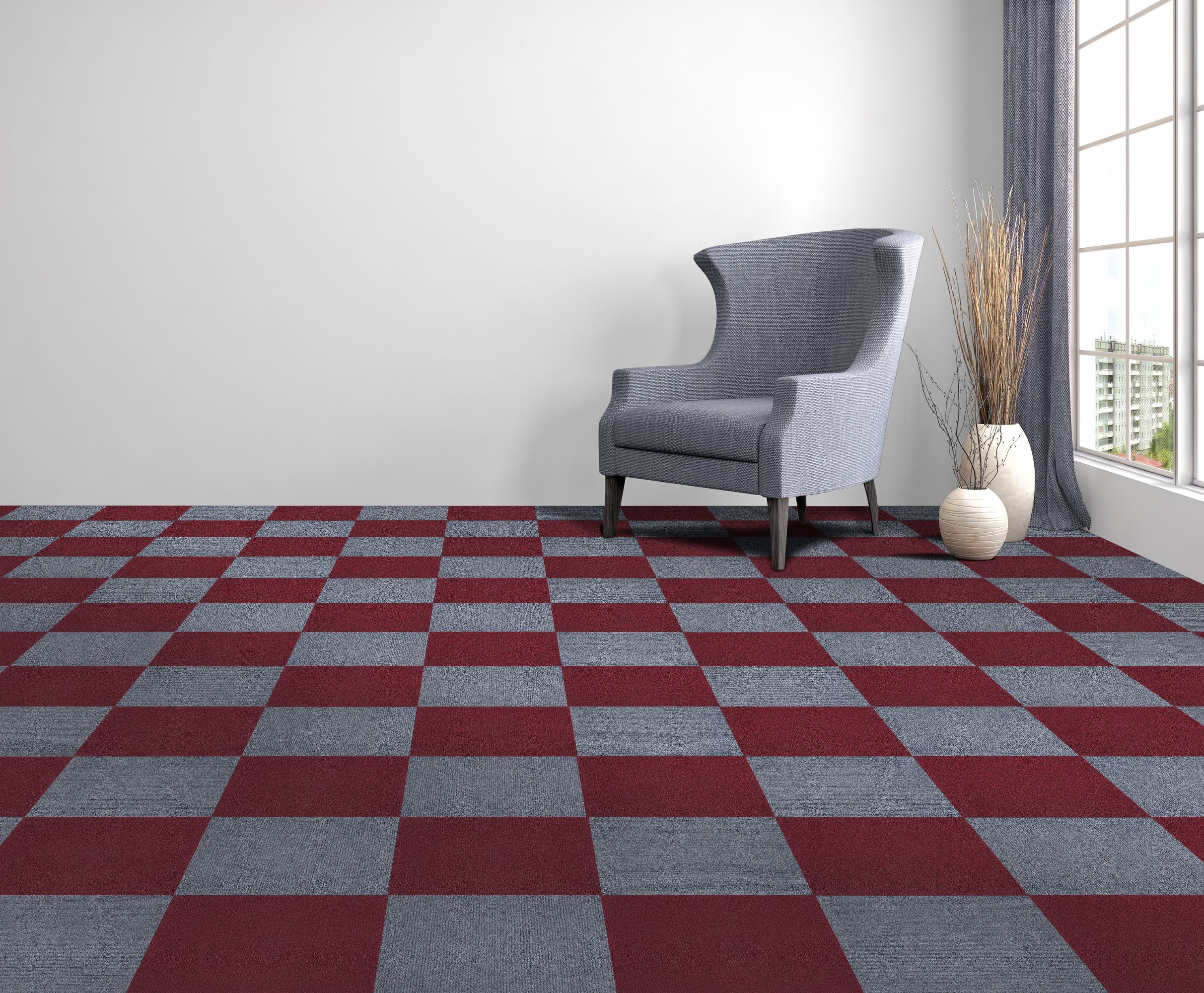 Achim Nexus Self Adhesive Polyester Carpet Tile - 12 Tiles/12 Sq. ft., 12 x 12, Smoke Gray - image 5 of 8