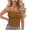 Brown, variant on Spaghetti Strap Crop Tank Tops for Women Cute Summer Camisoles for Teens Fitted Basic Layering Cami Undershirts (Beige, One Size)