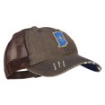 thumbnail image 5 of Indiana State Flag Map Embroidered Low Profile Cotton Mesh Cap - Brown OSFM, 5 of 5