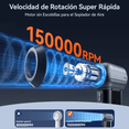 thumbnail image 2 of "Turbo Jet Fan 150000 Rpm, Soplador Eléctrico Plumero De Aire Belug, Gris", 2 of 5