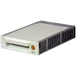 CRU DataPort V Plus Removable Drive Enclosure - 1 x 3.5" - 1/3H Internal - Internal - Black