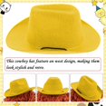 thumbnail image 4 of Sombrero de vaquero con diseño de cachorros y grapas ajustables para disfraz occidental, accesorios de aseo para fiestas navideñas, 4 of 5