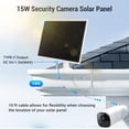 thumbnail image 3 of Camera Solar Charger, Security Camera Pasel Solar IP66 PRUEBA DE AGUA PARE HOTEL DOMÍSTICO, 3 of 7