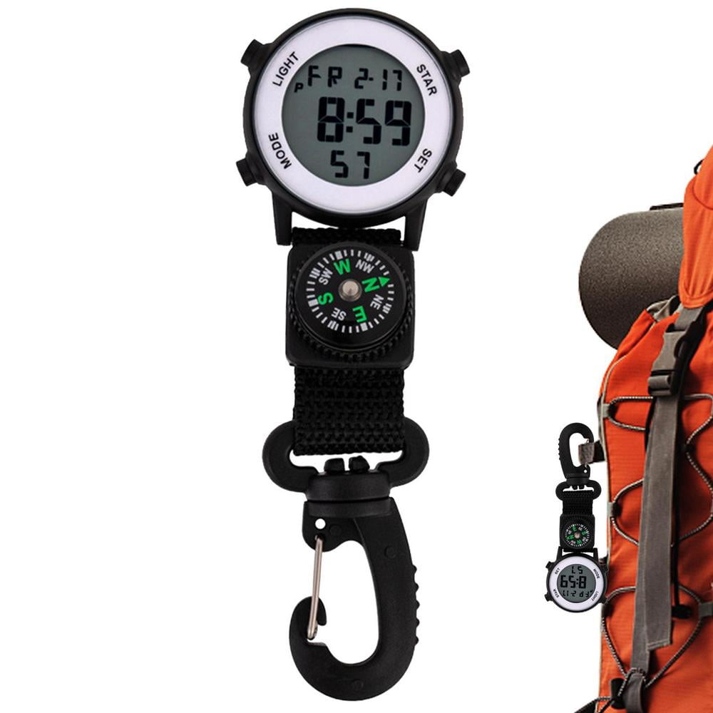 Leking Carabiner Pocket Watch Clip On Quartz Watch Backpack Clip On