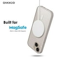 thumbnail image 4 of for iPhone 14 Plus Case Clear Magnetic Compatible with Magsafe, Thin Slim Transparent Non Yellowing, Hybrid Soft Silicone Bumper & Hard Plastic Protective Cover for Women, Light Blue, 4 of 12