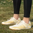 thumbnail image 6 of Beach Water Shoes for Women Men - Quick Dry Non- Wide Toe Barefoot Footwear for Swimming Pool Aqua Surf Hiking Walking Yoga Unisex Athletic Sports(Beige/36), 6 of 8