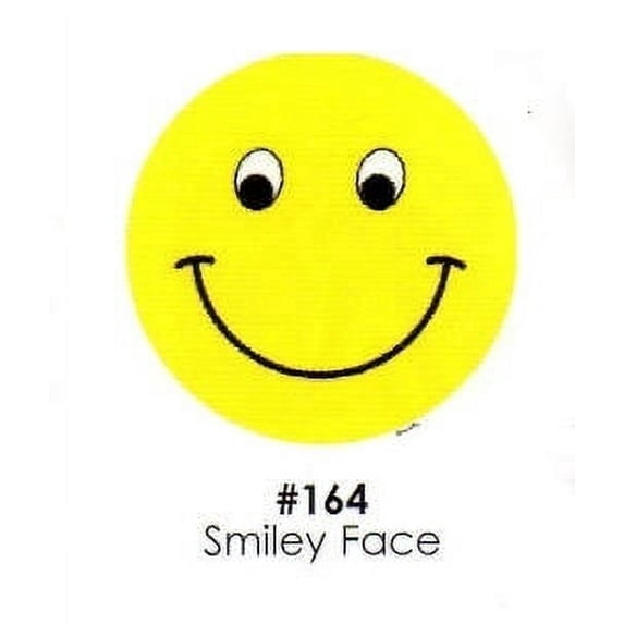 Smiley Yellow Face Edible Icing Image Cake Topper, by Tnct.