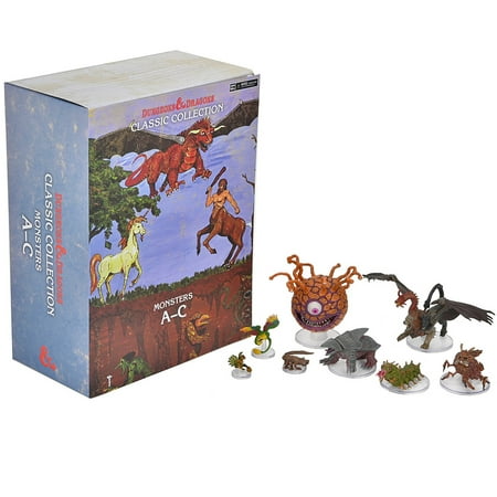 D&D Classic Collection: Monsters A-C - 8 Miniature Set Prepainted RPG Dungeons & Dragons