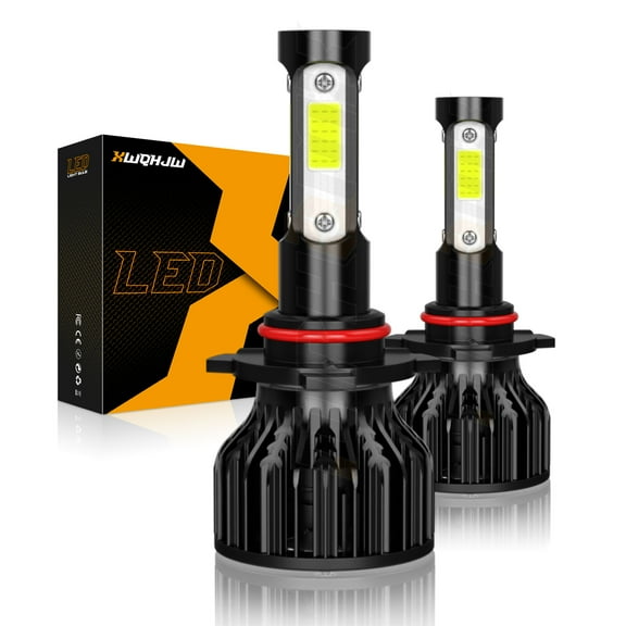 9005/HB3/H10/H12 LED Headlight Bulbs Combo 6000K Cool White Plug＆Play 300% Brighter, 2-Pack