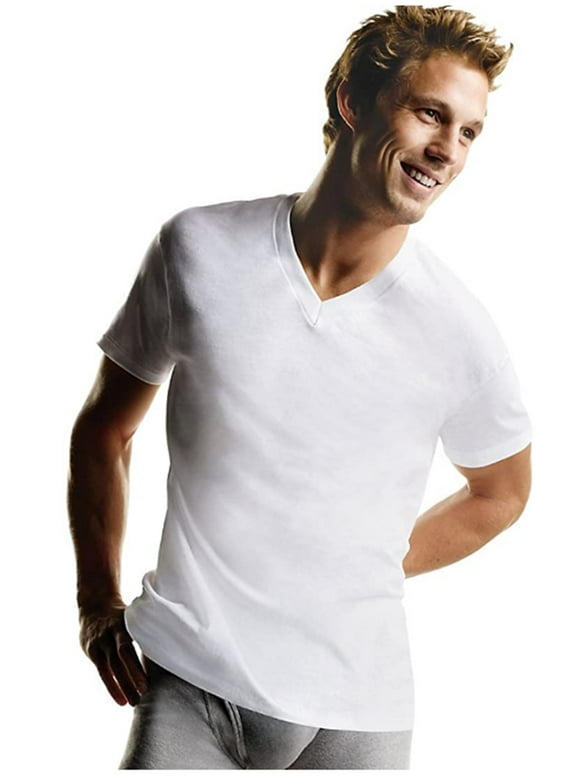Hanes V-neck T-shirts