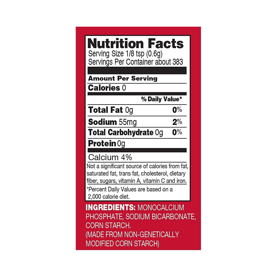 Rumford Aluminum Free Baking Powder, 8.1-Ounce Canisters.