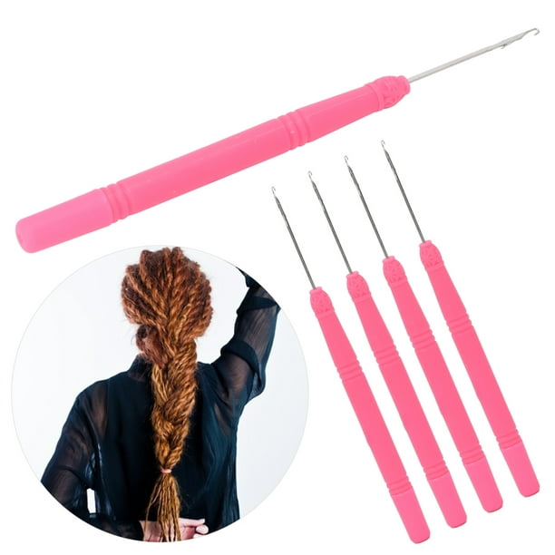 Braiding Needles,Plastic Hair Extension Crochet Hook Needles Braiding Hook  Tailored for Perfection