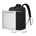 thumbnail image 3 of Rbaofujie Business Backpack, Bag for Travel Flight Fits 15.6 Inch Laptop With USB Charging Port, 3 of 8