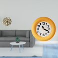 thumbnail image 2 of Metal Wall Decor Wall Clock Wall Hanging Sculpture Silent Analog Wrought Iron Unique for Dining Room Study, 2 of 8