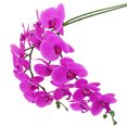 thumbnail image 1 of Flores artificiales de Phalaenopsis de 38 pulgadas, ramas de orquídeas de tacto real (no de seda) para decoración de bodas en el hogar, oficina, paquete de 2 (rojo rosa) Fason SNFLD1761, 1 of 7