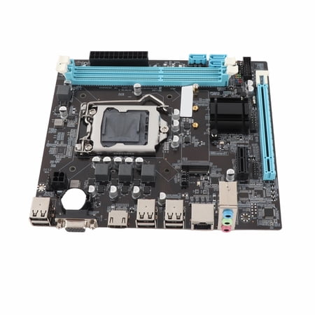DDR3 Motherboard Computer Motherboard, 6 USB2.0 H61 Desktop Motherboard for Replacement