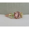 thumbnail image 4 of Shine Pink Tourmaline Ring - 925 Sterling Silver Tourmaline Ring - Delicate Peridot Gemstone Ring - Statement Ring - Gift for Her, 4 of 8