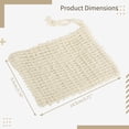 thumbnail image 3 of Mesh Soap Bags for Bar Soap, 50PCS Natural Sisal Soap Saver Bag, Reusable Exfoliating Bar Soap Pouch, Zero Waste Soap Mesh Bag for Foaming and Drying Soaps, 3 of 7