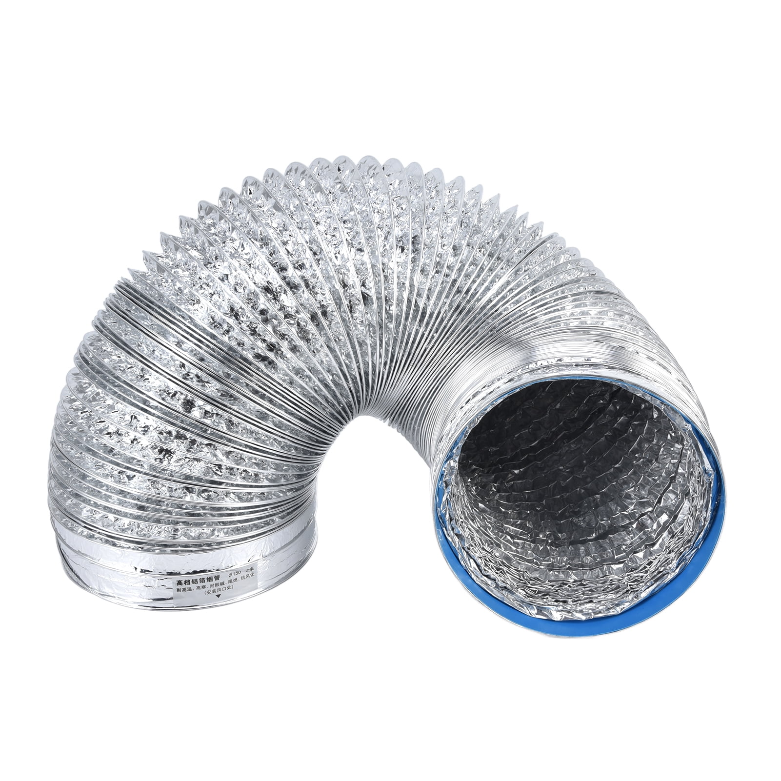 Aluminum Foil Vent Hose High Temperature Resistance Flexible Good Sealing Double Layer Dryer Vent Hose for Factories