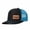 Black and blue, variant on DAD Leather Patch Embroidered Color Block Trucker Hat Unisex Adjustable Cotton Breathable Fashion Cap for Travel Daily Wear