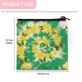 thumbnail image 6 of SEANATIVE Tie Dye Sanitary Napkin Storage Bag with Zipper Butterfly Jamaica Flag First Period Gifts for Women 2pcs Sanitary Napkin Bag for Women Ladies Period Pouch for Office, 6 of 7