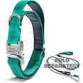 thumbnail image 6 of Black Rhino - Tactical Dog Collar Ultra-Soft Neoprene Padded Dog Collars for Medium, Large, XL Dogs | Heavy Duty Metal Buckle | Padded Handle for Dog Training (Medium, Aqua), 6 of 6