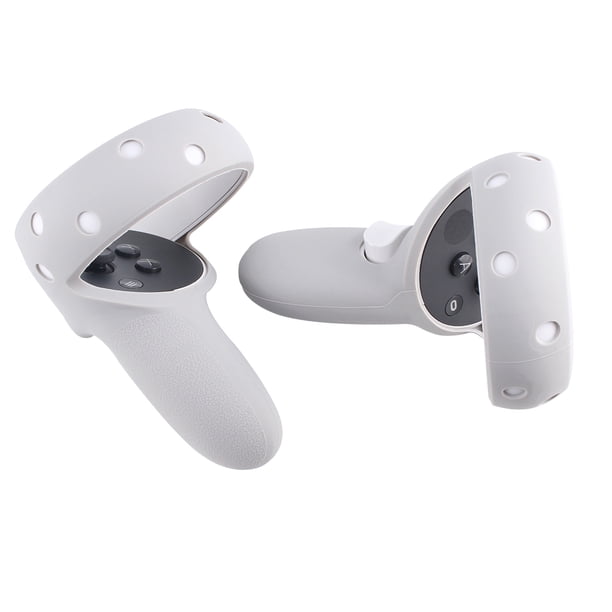 VR Glass Cover Silicona Reemplazable VR Handle Cover Reemplazo completo del protector para Oculus Quest 2, Gris AweSitey EL000664-03