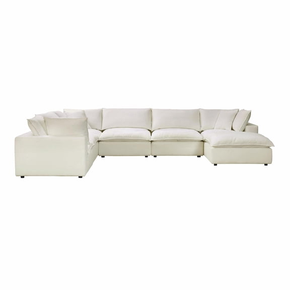 TOV Furniture Cali Modular 7 Piece Large Chaise Sectional