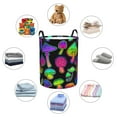 thumbnail image 6 of Kll Bright Mushrooms Waterproof Foldable Laundry Hamper Bucket With Handles For Storage Bin,Kids Room,Home Organizer (Medium), 6 of 8