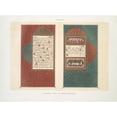 thumbnail image 2 of Émile Prisse d'Avennes 14x11 Black Ornate Wood Framed Double Matted Museum Art Print Titled: Arabesques; First Pages of a Moorish Qoran (18th Century); 2 (1877), 2 of 5