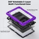 thumbnail image 3 of Funda para Samsung Galaxy Tab A11 Plus de 11 pulgadas (2025) y A9 Plus de 11 pulgadas (2023), resistente, a prueba de golpes, con soporte giratorio de 360° y correa de mano/bandolera., 3 of 9