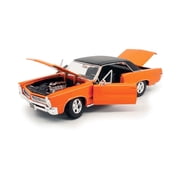 1965 Pontiac GTO, Orange - Maisto 31885OR - 1/18 scale Diecast Model Toy Car
