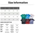 thumbnail image 3 of Productos en liquidación Camisetas informales a la moda para mujer, camisas de manga corta estampadas, jersey con cuello redondo, camisetas, camisetas de fútbol, estilo Púrpura XL, 3 of 7