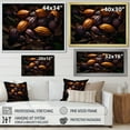 thumbnail image 4 of Designart "Converging Chocolate Streams I" cacao Canvas Wall Art, 4 of 7