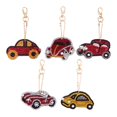 thumbnail image 1 of Cuadros Decorativos 5 piezas DIY coche completo taladro especial forma diamante pintura llaveros colgante Likrtyny embutido en tela, 1 of 9