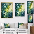 thumbnail image 4 of Designart "Collage Of Green Leaves By The River" Leaves Floater Framed Wall Art Prints, 4 of 5