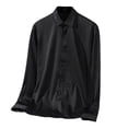 thumbnail image 1 of Chemise Décontractée de Bureau pour Homme à Manches Longues de Couleur Unie - Salopette Non Repassage, 1 of 4