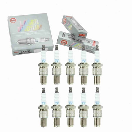 10 pc NGK 6700 Laser Iridium Spark Plugs for 0000-18-N3Y2 0000-18-N3Y2 L 0000-18-N3Y8 0000-18-S30A 5754 IRL01-27 N3M1-18-1BXA N3M1-18-1BXB N3Y2-18-110 N3Y3-18-S30-9U N3Y3-18-S30A-9U N3Y6-18-110