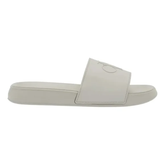 CHANCLAS CALVIN KLEIN SLIDE UNISEX GRIS