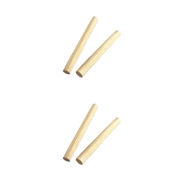 Moyic 5 varillas redondas de madera, modelo de arquitectura artesanal, manualidades DIY Type2
