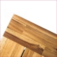 thumbnail image 4 of Patio Bench Classic Slat Solid Acacia Wood for Outdoor Seating | Acacia Wood, 4 of 11