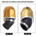 thumbnail image 5 of Filtro de aire de admisión con forma de bala de 35 mm para motocicleta, scooter, ATV, moto de cross, dorado, 5 of 5