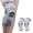 Gray, variant on Knee Brace Bone on Bone Support,One Pair with Adjustable Non-Slip Straps (Blue,Medium)