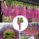 thumbnail image 2 of Billuyoard Cadena de flores de seda artificial 110 cm oficina al aire libre plantas falsas simulación vides colgantes fiesta Hotel decoración de la Decoración Rojo púrpura Billuyoard HA069932-02, 2 of 6