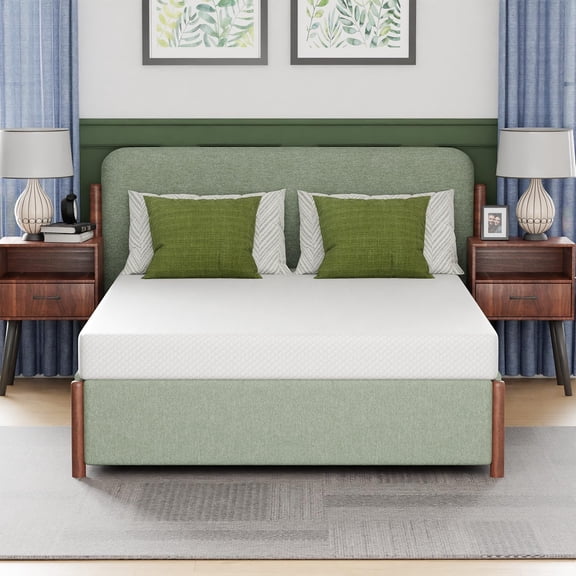 YANGLI 6 Inch Full Gel Memory Foam Mattress | Cooling Ventilated Foam, Medium Firm Pressure Relief, Washable Cover, CertiPUR-US Certified