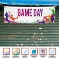 thumbnail image 3 of Game Day Large Banners and Signs for Outdoor by DreamController-Polyester Banner with 4 Holes for Easy Hang Indoor & Outdoor| 4x1 Feet UV & Water Resistant HD Banner| Made in USA, 3 of 6