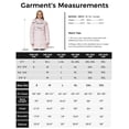 thumbnail image 4 of WenVen Women's Puffer Coat Waterproof Winter Jacket Hooded Insulated Parka with Breathable Lining Pink M, 4 of 11