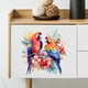 thumbnail image 1 of Ofertas Exclusivas, Pegatina de pared con flores de loro para sala de estar, dormitorio, baño, inodoro, pegatina extraíble Akmoler, 1 of 6