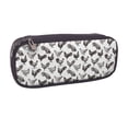 thumbnail image 2 of Lsque Funny Chicken Printed Big Capacity PU Leather Pencil Case Large Pencil Pouch Stationery Pen Bag Pencil Holder for Teen, 2 of 6