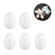 thumbnail image 4 of 50 huevos para pintar, decoración DIY de Pascua, huevos macizos para manualidades infantiles (blancos, 4 cm), 4 of 8